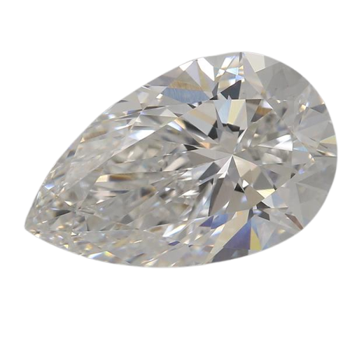 3.02 Carat F VVS2 Pear Lab Diamond