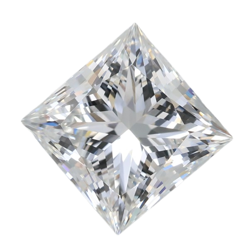 3.06 Carat F VVS2 Princess Lab Diamond