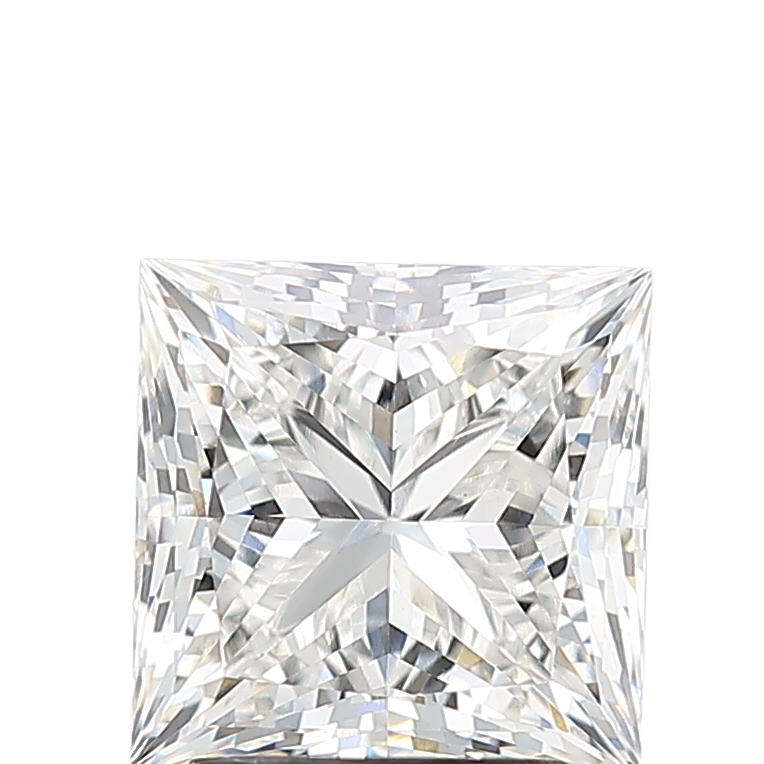3.04 Carat F VVS2 Princess Lab Diamond
