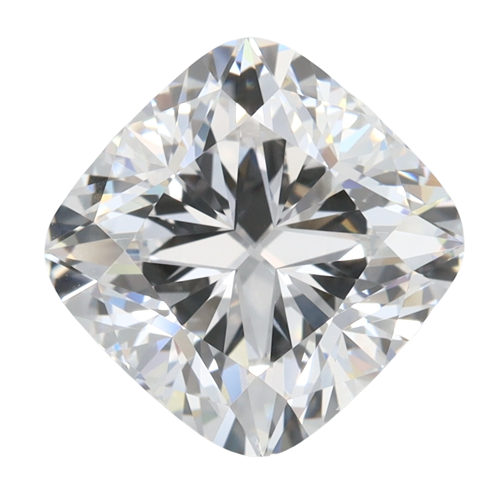 3.12 Carat D VVS2 Cushion Lab Diamond