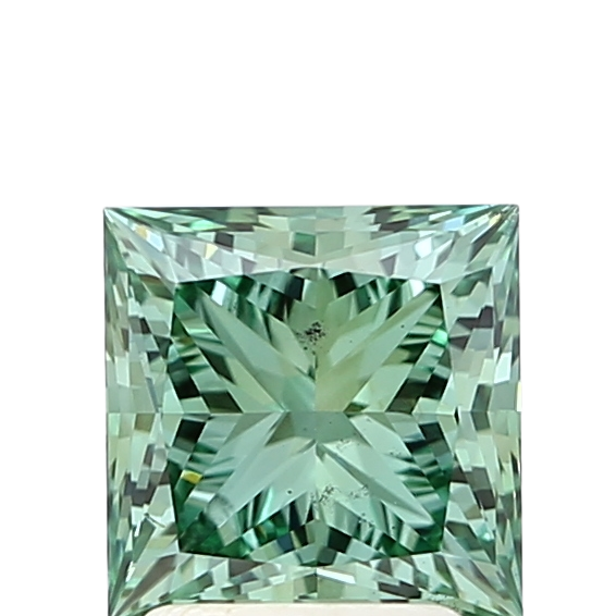 2.01 Carat GREEN VS2 Princess Lab Diamond