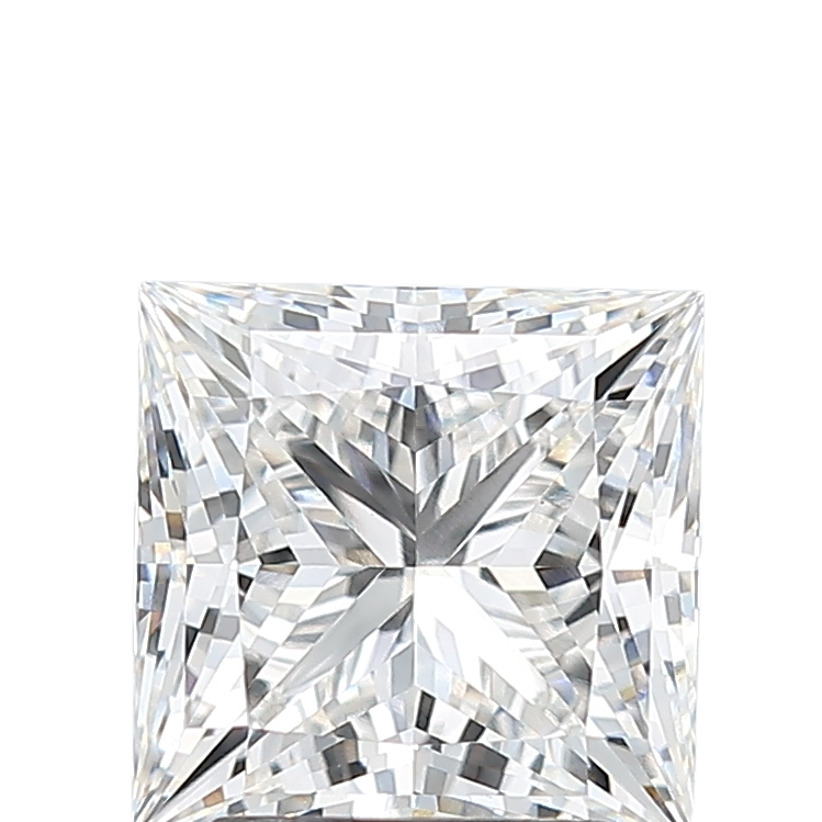 3.01 Carat F VVS2 Princess Lab Diamond