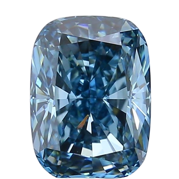 1.51 Carat BLUE VS1 Elongated Cushion Lab Diamond