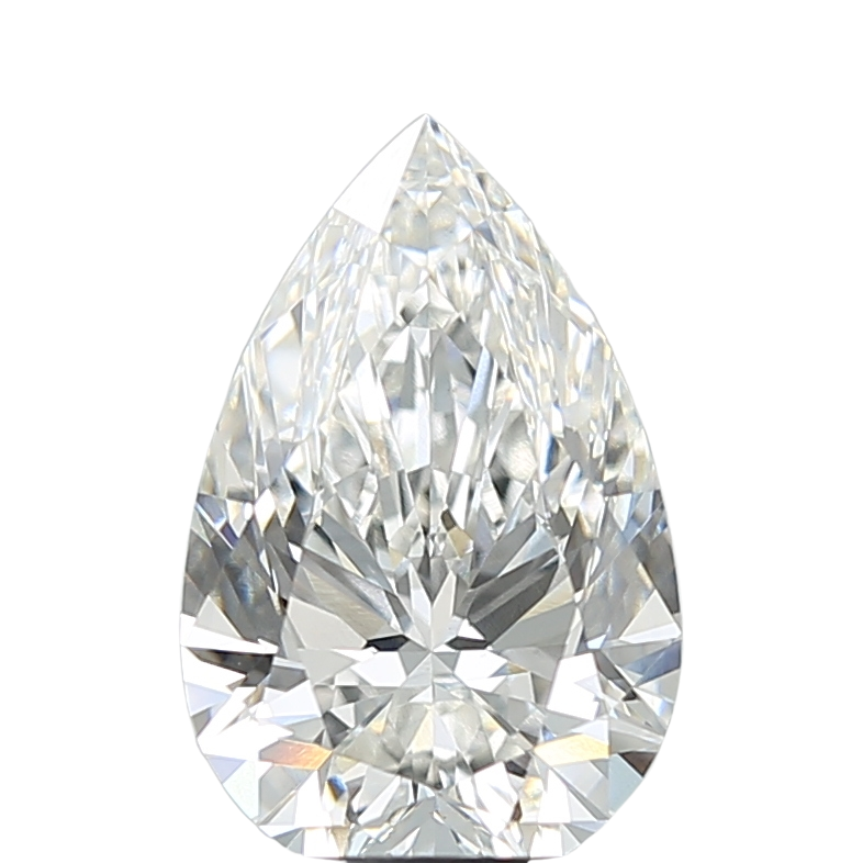3.06 Carat F VVS2 Pear Lab Diamond