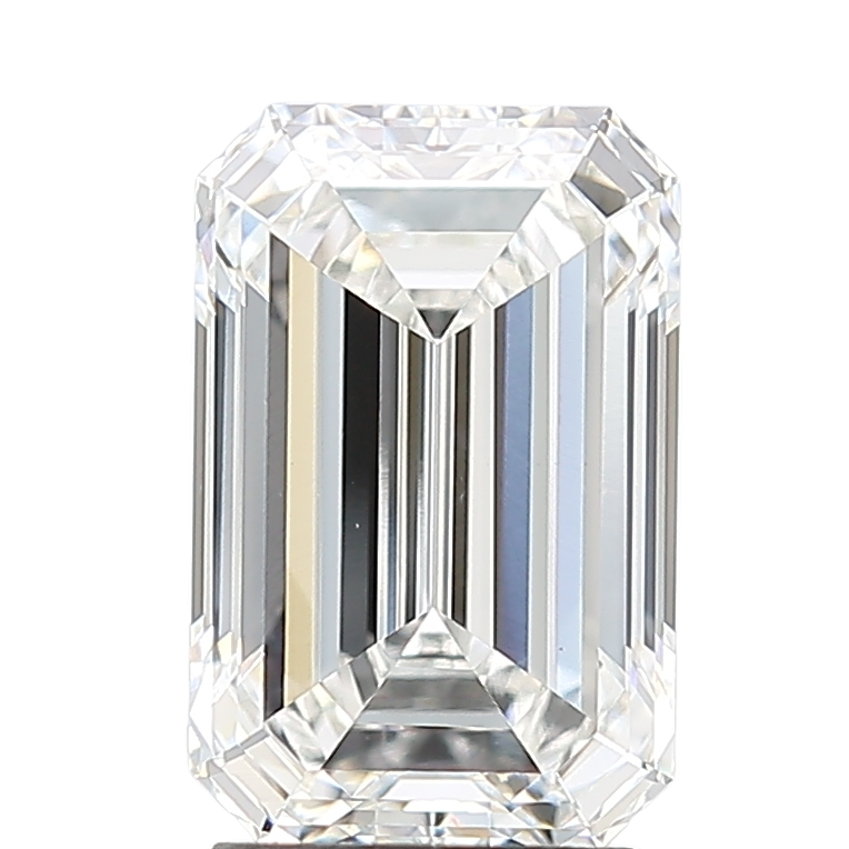 3.02 Carat F VVS2 Emerald Lab Diamond