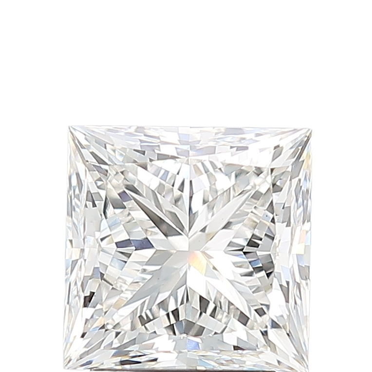 3.03 Carat F VVS2 Princess Lab Diamond