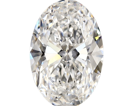 3 Carat D VVS2 Oval Lab Diamond