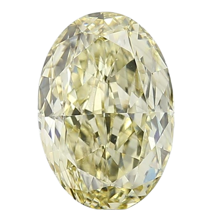 1.96 Carat YELLOW VS1 Oval Lab Diamond