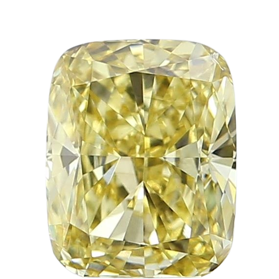 1.07 Carat YELLOW VS1 Elongated Cushion Lab Diamond