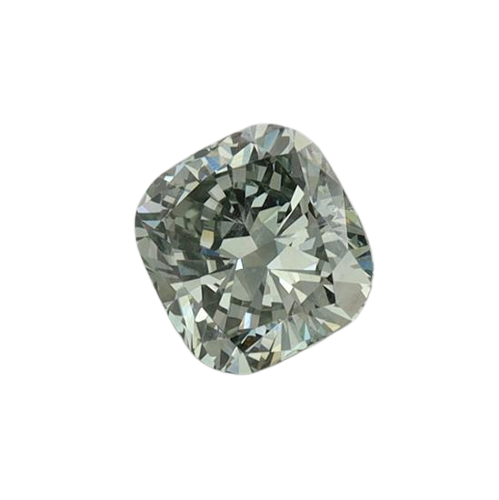 0.79 Carat GREEN VVS2 Cushion Lab Diamond