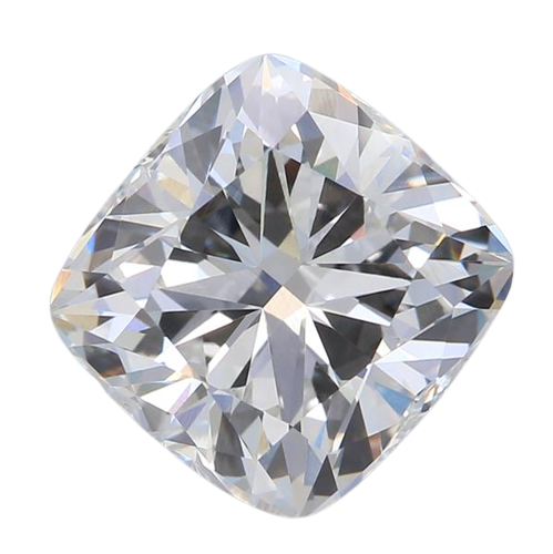 3.06 Carat F VVS2 Cushion Lab Diamond