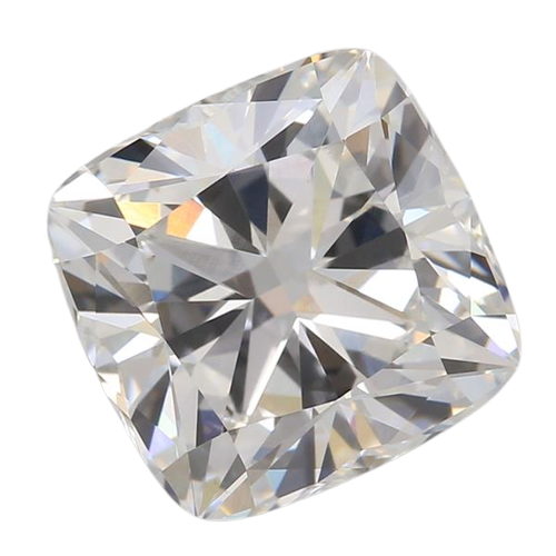 3.08 Carat E VVS2 Cushion Lab Diamond