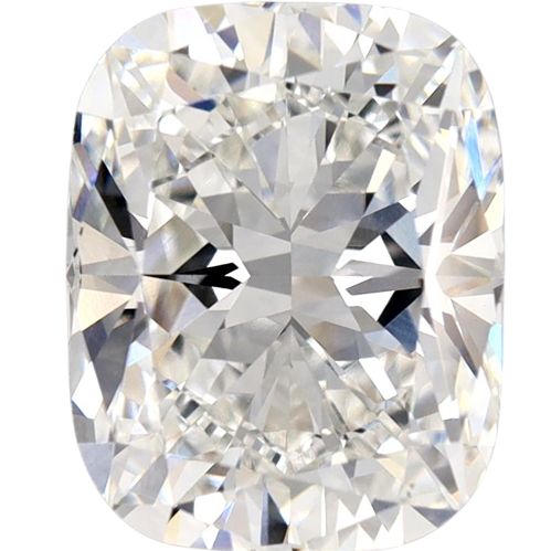 4.09 Carat F VVS2 Elongated Cushion Lab Diamond