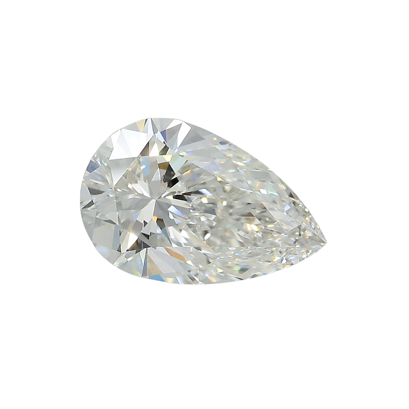 3.47 Carat E VVS2 Pear Lab Diamond