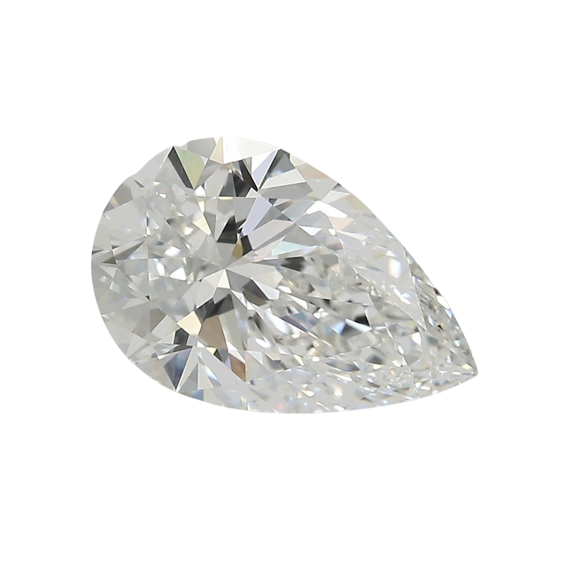 3.49 Carat E VVS2 Pear Lab Diamond