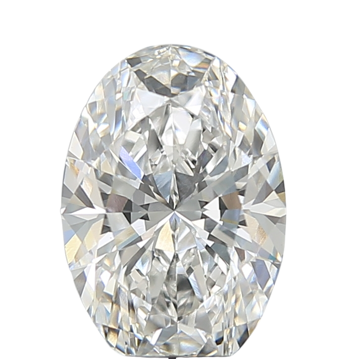 3.09 Carat F VVS2 Oval Lab Diamond