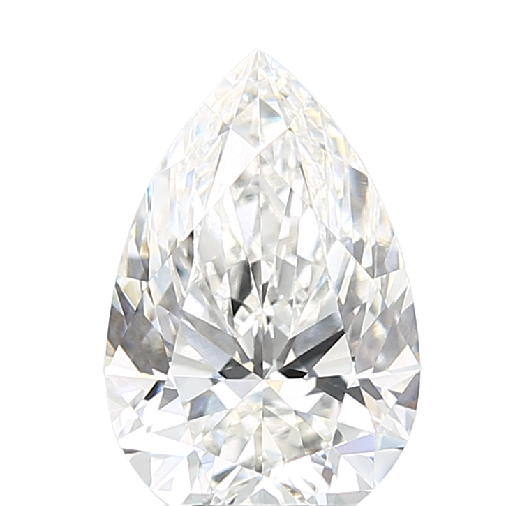 3.08 Carat F VVS2 Pear Lab Diamond