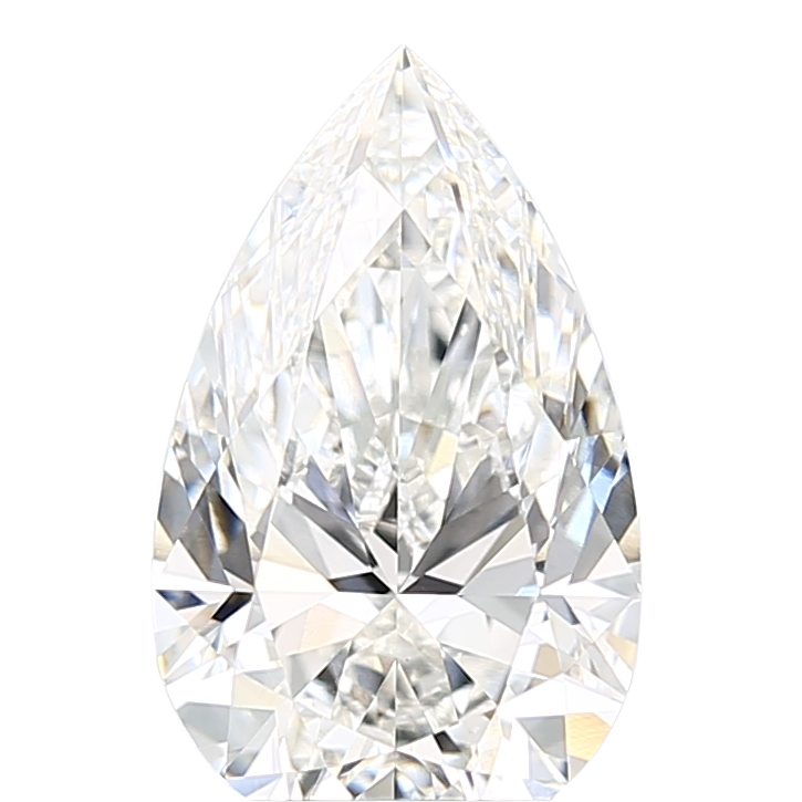 3.06 Carat F VVS2 Pear Lab Diamond