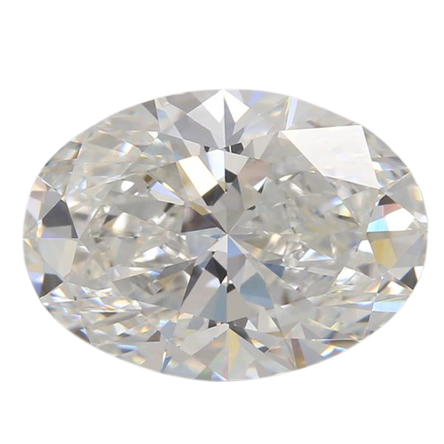 3.05 Carat E VVS2 Oval Lab Diamond