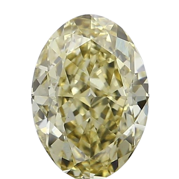 1.09 Carat YELLOW VS1 Oval Lab Diamond