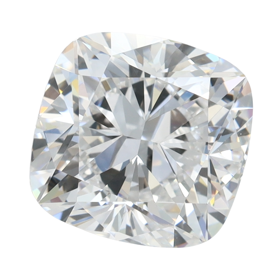 3.02 Carat D VVS2 Cushion Lab Diamond