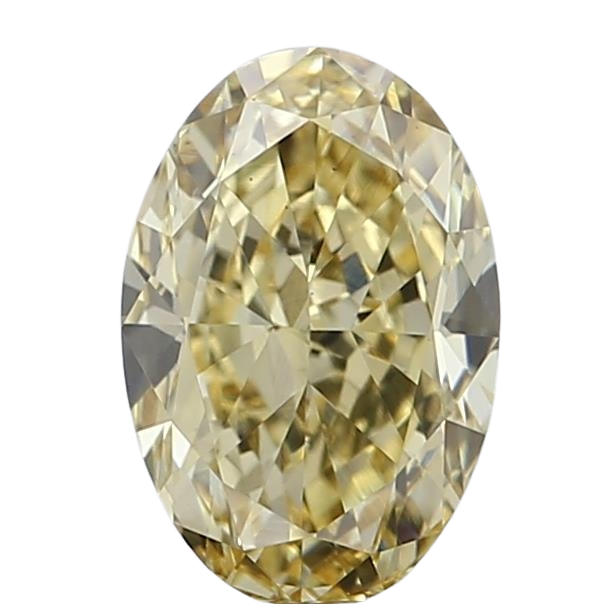 1.03 Carat YELLOW VS1 Oval Lab Diamond