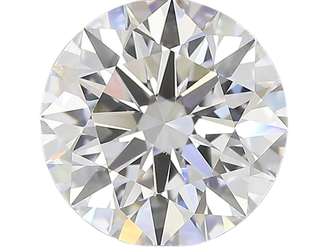 3.08 Carat E VVS2 Round Lab Diamond