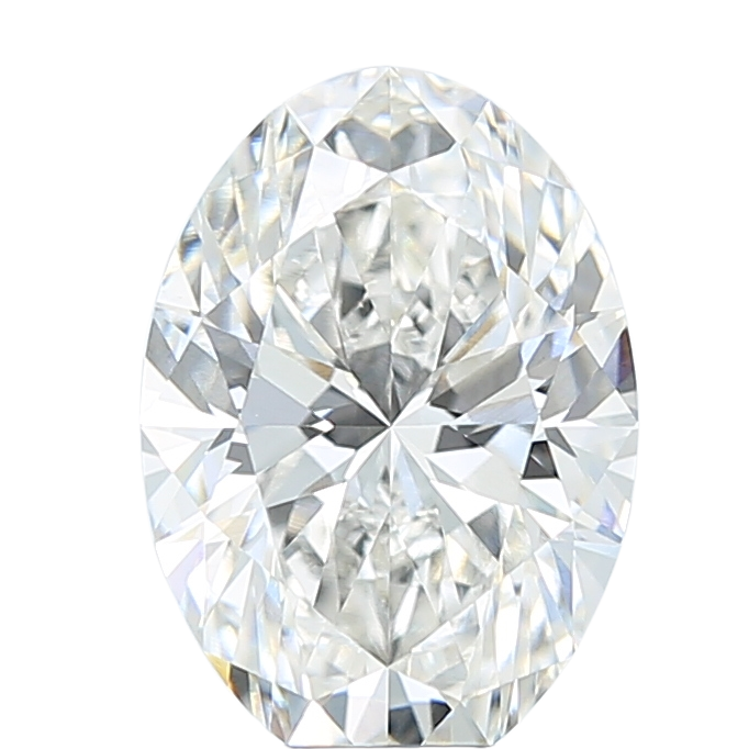3.08 Carat F VVS2 Oval Lab Diamond