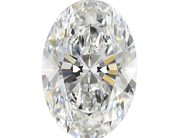 3.26 Carat F VVS2 Oval Lab Diamond