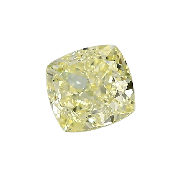 1.14 Carat YELLOW VS1 Cushion Natural Diamond