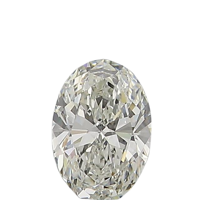 0.52 Carat H VVS2 Oval Natural Diamond