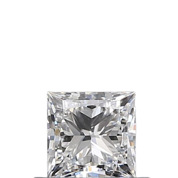 0.51 Carat D VS2 Princess Natural Diamond