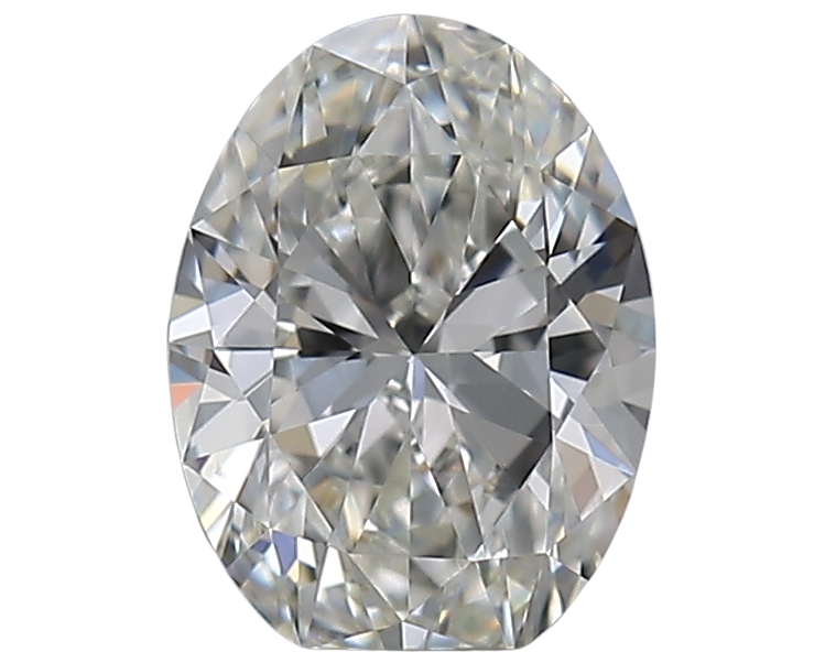 0.57 Carat H VS2 Oval Natural Diamond