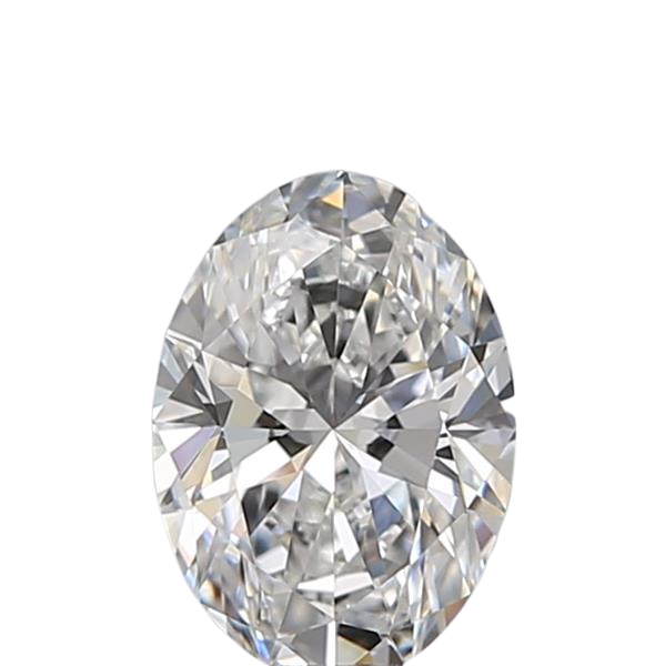 0.5 Carat D VVS2 Oval Natural Diamond