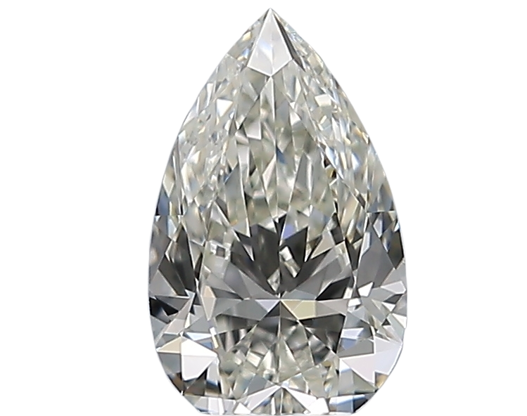 0.52 Carat J VS2 Pear Natural Diamond