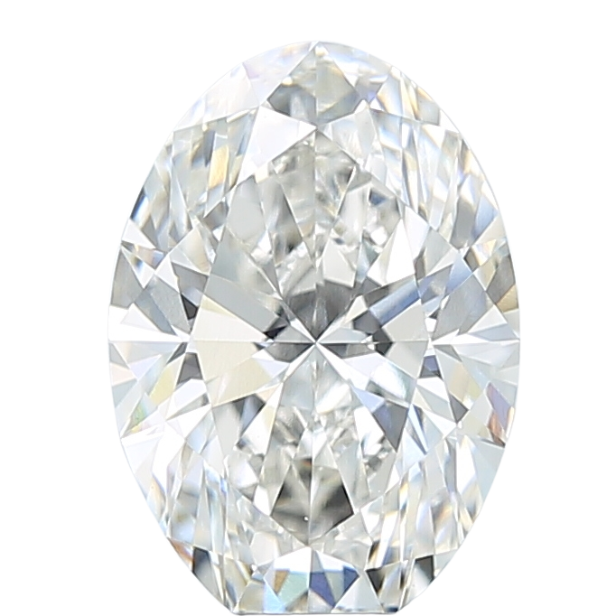 3.09 Carat F VVS2 Oval Lab Diamond