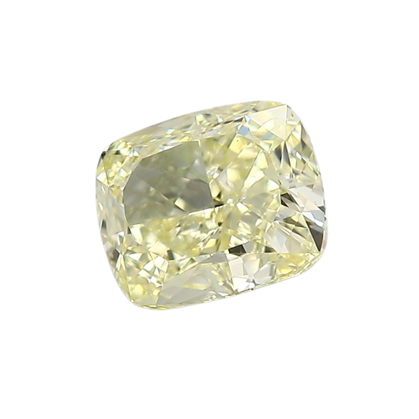 1.2 Carat YELLOW VS1 Elongated Cushion Natural Diamond