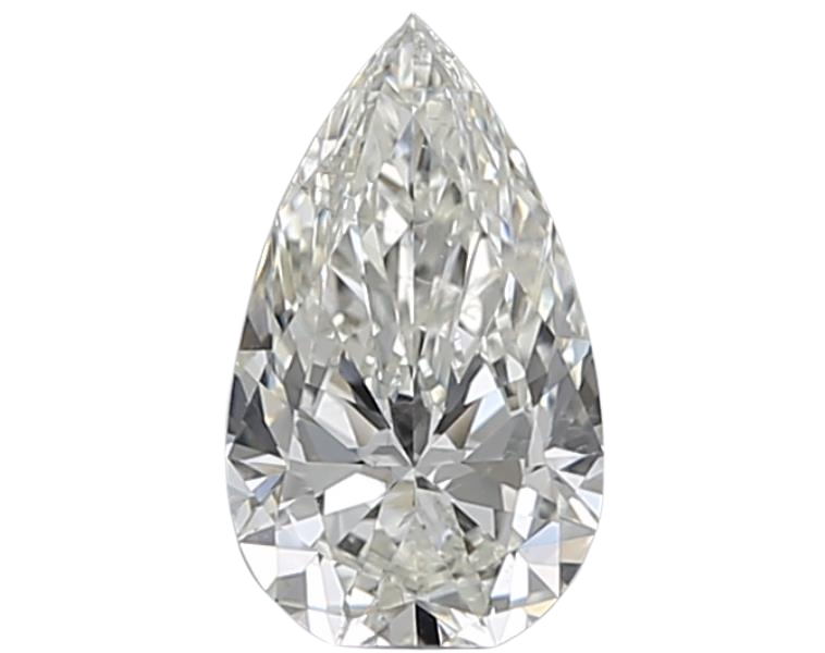 0.59 Carat J SI1 Pear Natural Diamond