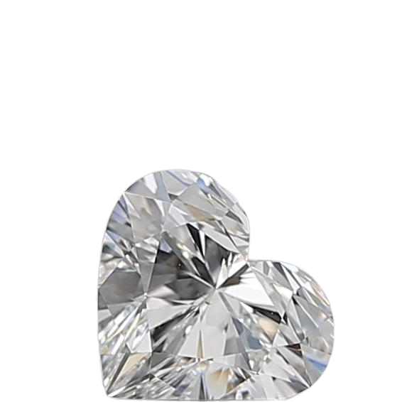 0.51 Carat F SI1 Heart Natural Diamond