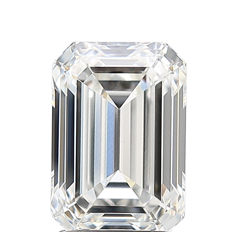 3.05 Carat F VVS2 Emerald Lab Diamond