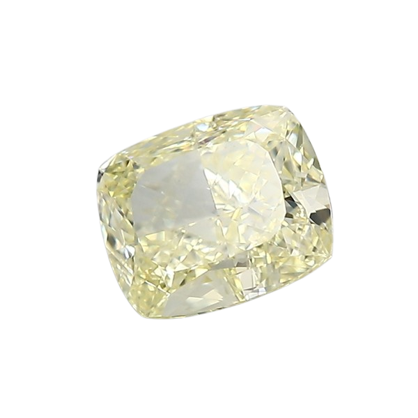 1.22 Carat YELLOW VS2 Elongated Cushion Natural Diamond