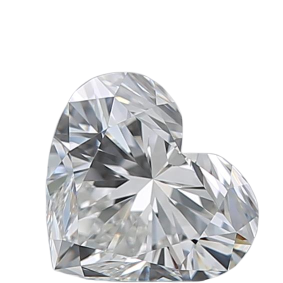 0.7 Carat G VVS1 Heart Natural Diamond