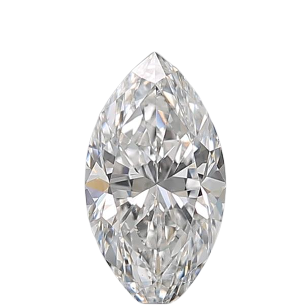 0.5 Carat F SI1 Marquise Natural Diamond