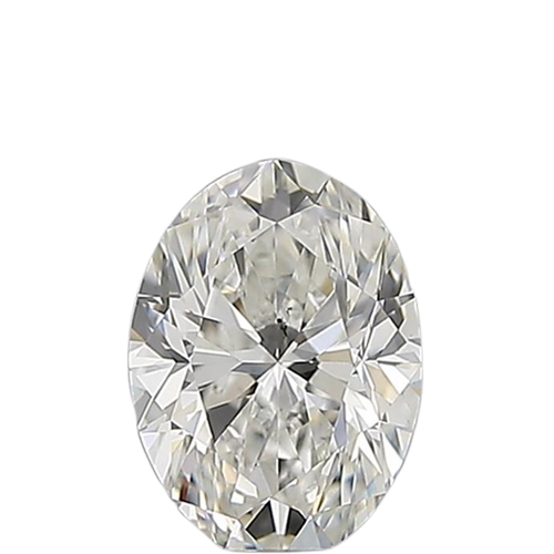 0.7 Carat G SI1 Oval Natural Diamond