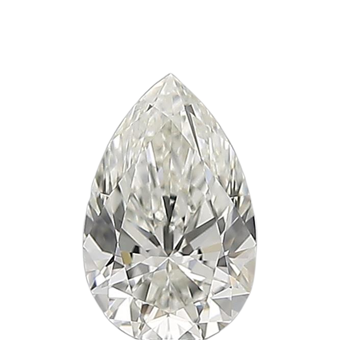 0.52 Carat I VVS1 Pear Natural Diamond