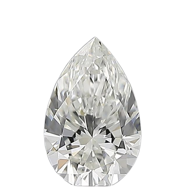 0.5 Carat I VVS1 Pear Natural Diamond