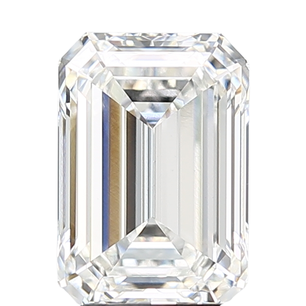 3.08 Carat F VVS2 Emerald Lab Diamond