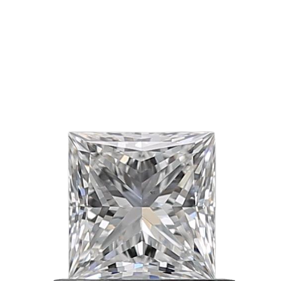 0.57 Carat E VS2 Princess Natural Diamond