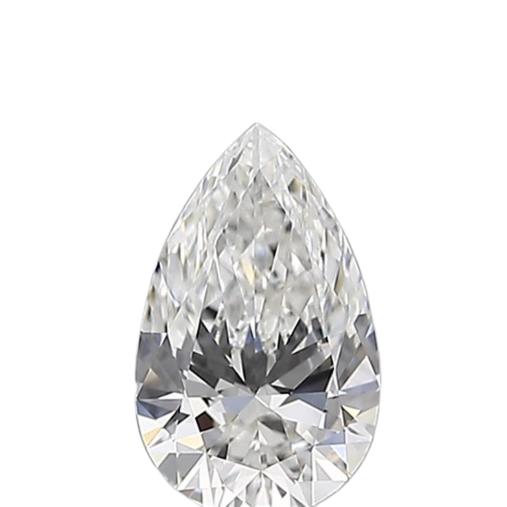 0.58 Carat F VVS1 Pear Natural Diamond