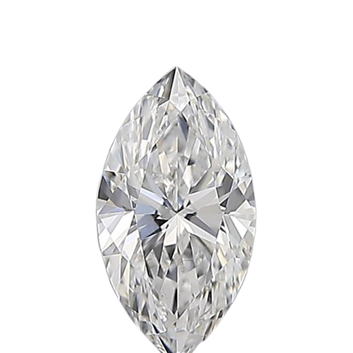 0.52 Carat D VS2 Marquise Natural Diamond